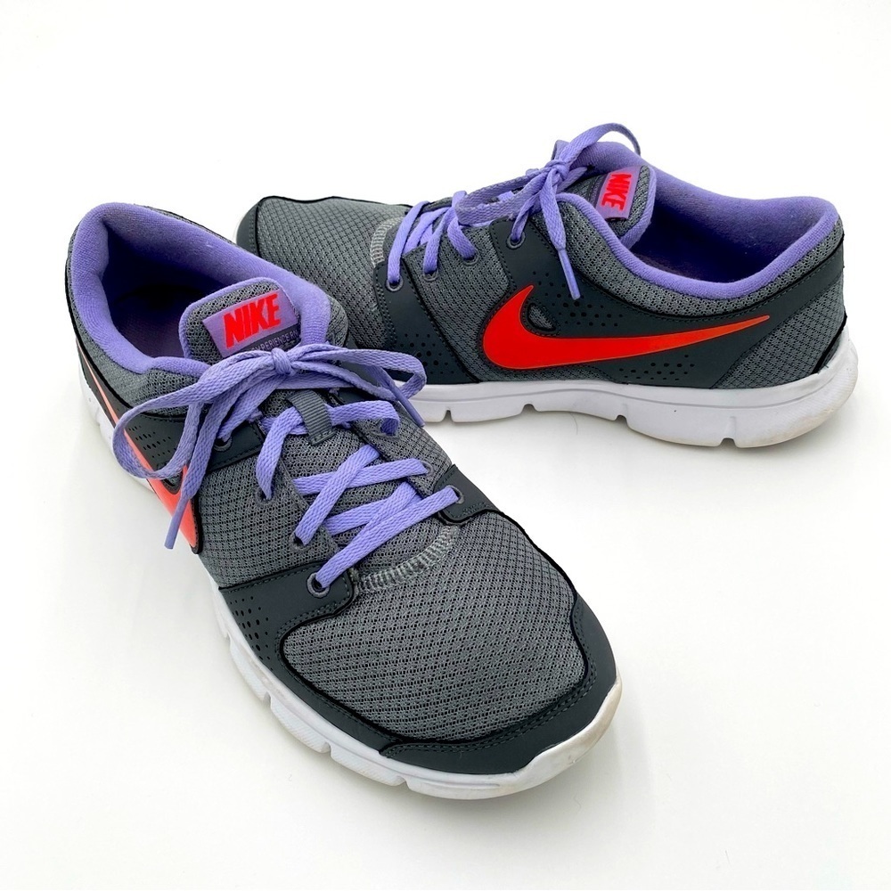Nike Flex Experience‎ RN Lace Up Running Tennis Shoes Sneakers Purple Size 11